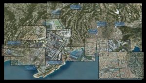 Vue satellite - Modélisation 3D sur Nice